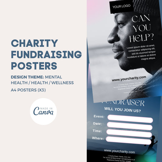 Calm Theme Charity Posters