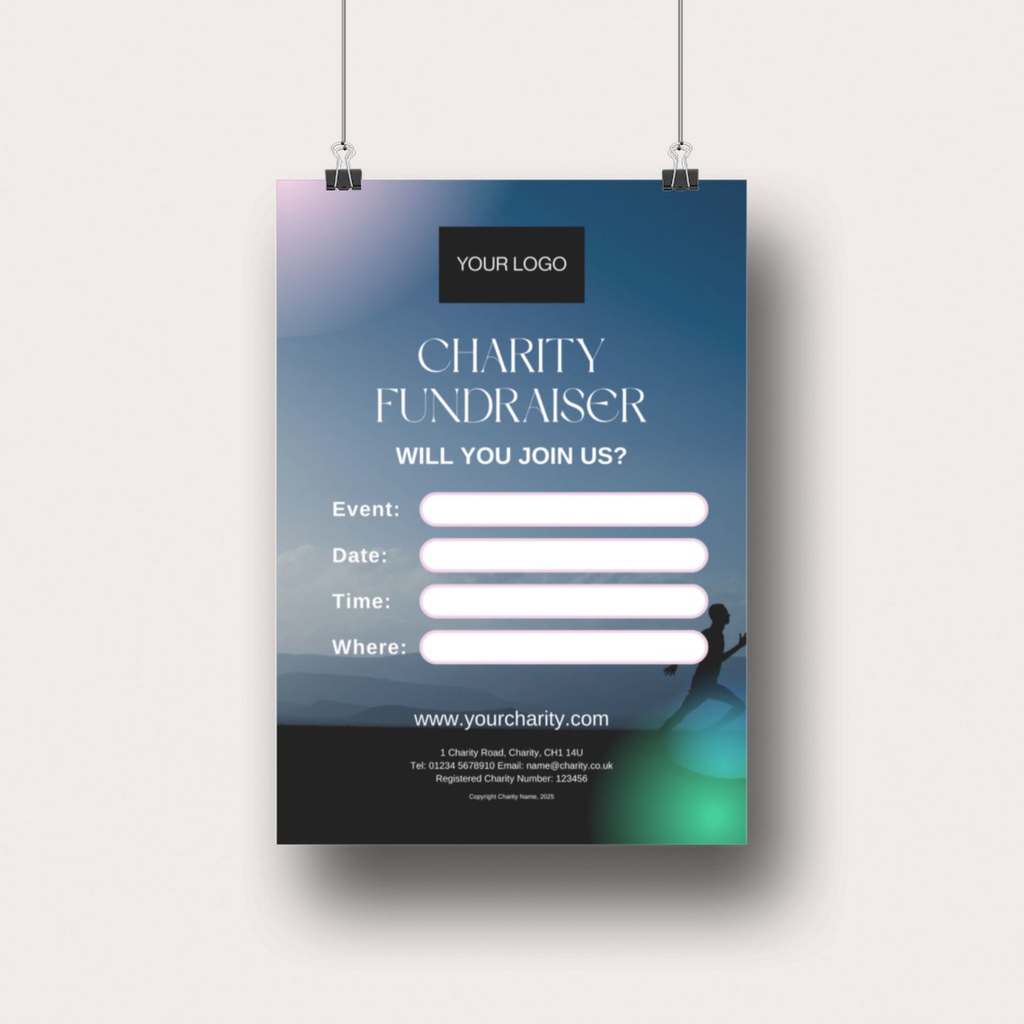 Calm Theme Charity Posters