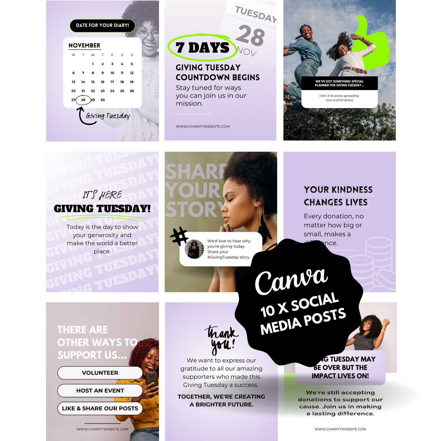 Giving Tuesday Empowered Social Media Templates